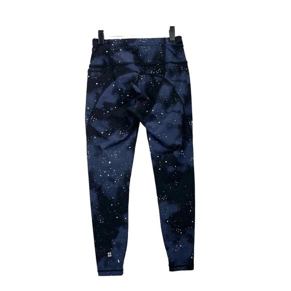 Sweaty Betty Power 7/8 Workout leggings Size 4 Ditsy Star space galaxy print - Picture 11 of 12